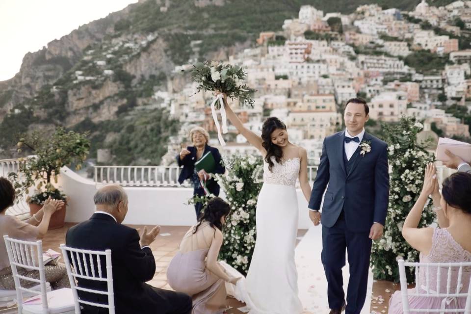 Ceremony on Positano