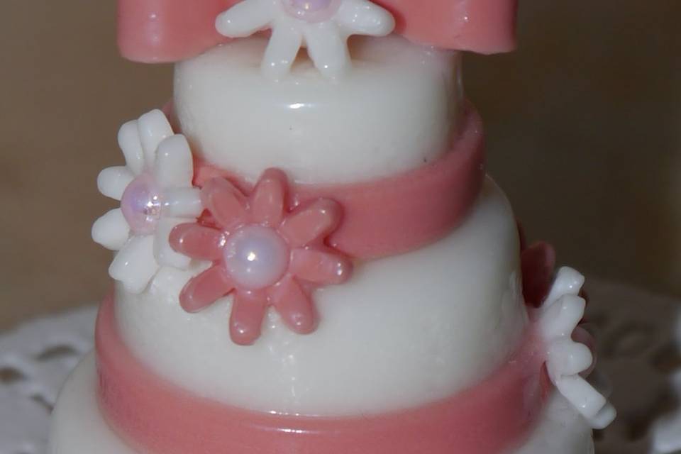 Mini cake diamante acquamarina