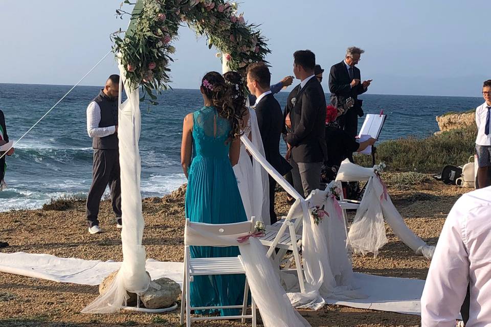 Cerimonia in spiaggia