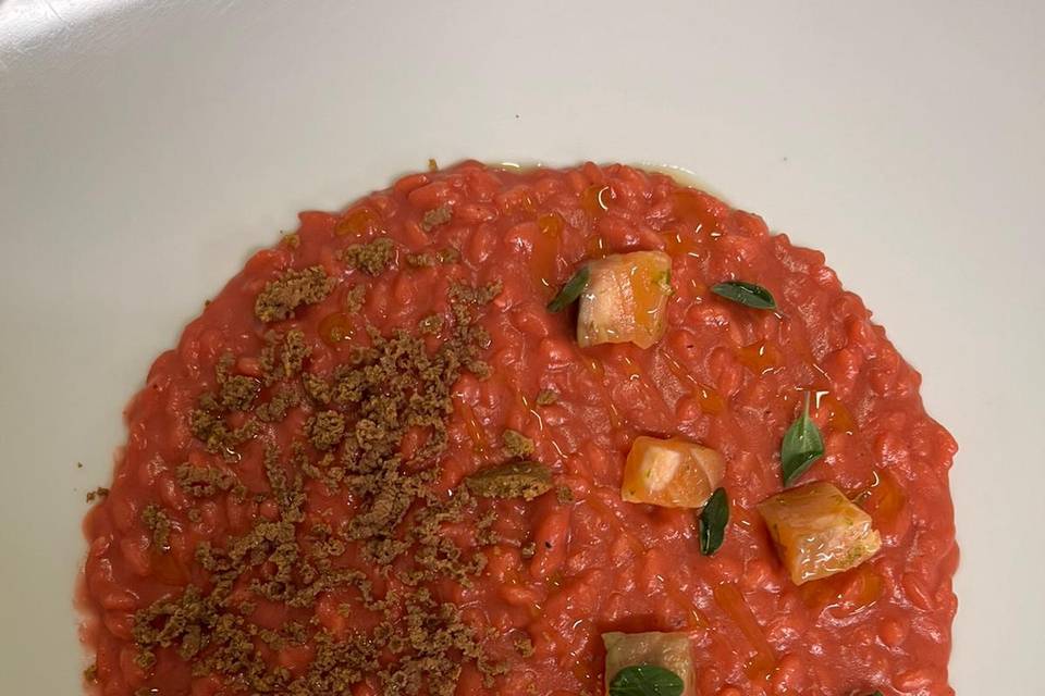 Risotto alla barbabietola