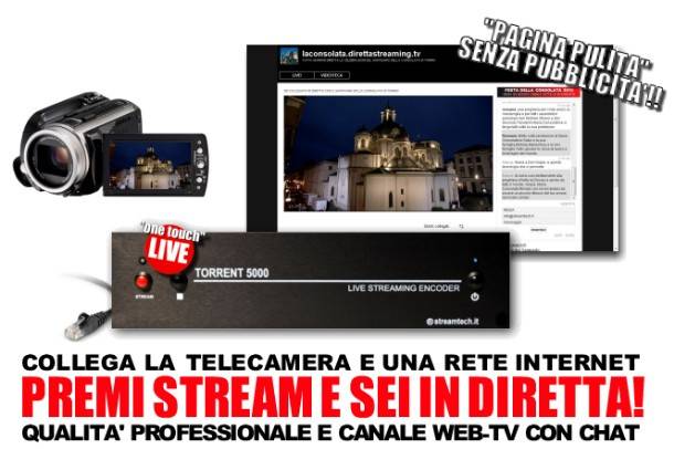 Canale web tv con chat