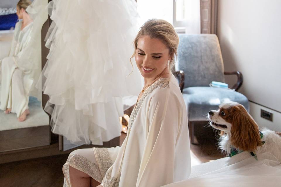 Preparazione sposa