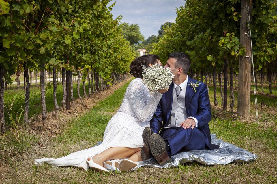 Matrimonio - vigne - collio