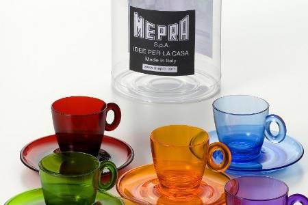 Set Tazzine Caffè Policarbonato Mepra