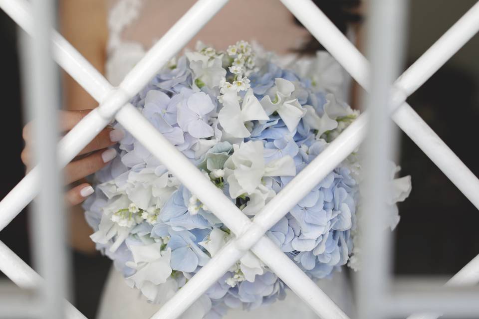 Light blue bouquet