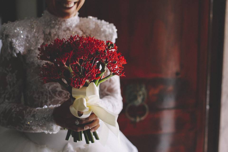 Coral bouquet