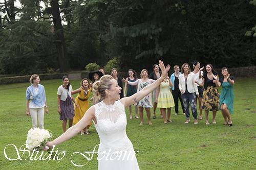 Il lancio del bouquet