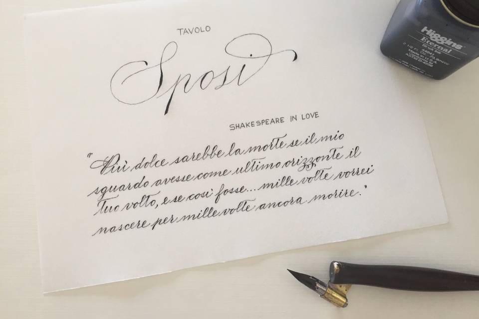 Calligraphy For Wedding