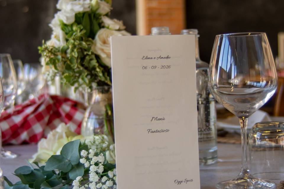 menu divertente