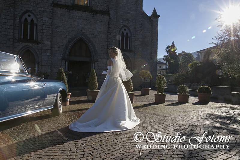 Arrivo della sposa in chiesa