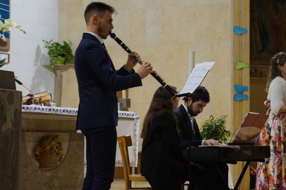 Soprano e clarinetto.