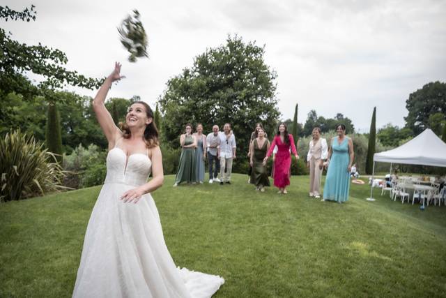 Lancio del bouquet