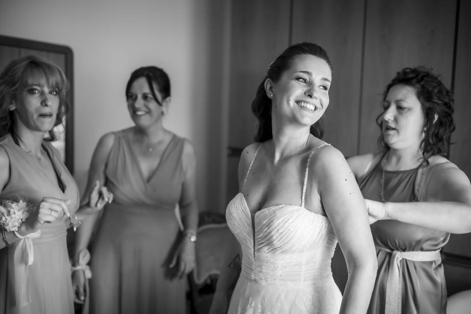 Preparazione sposa