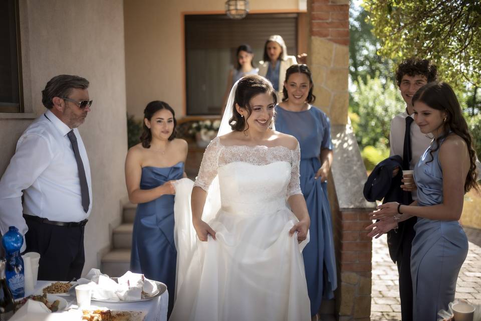Preparazione sposa