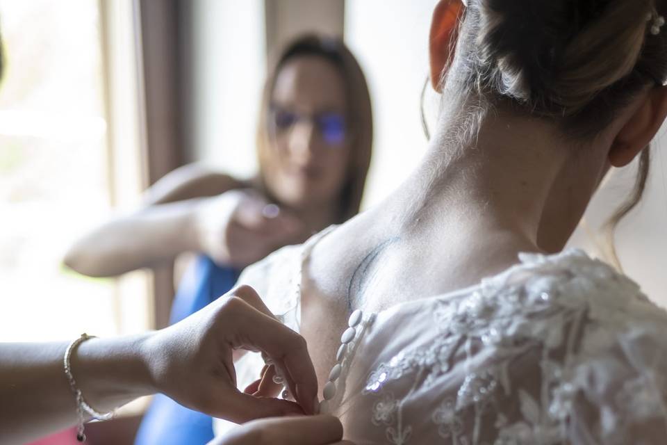 Preparazione sposa