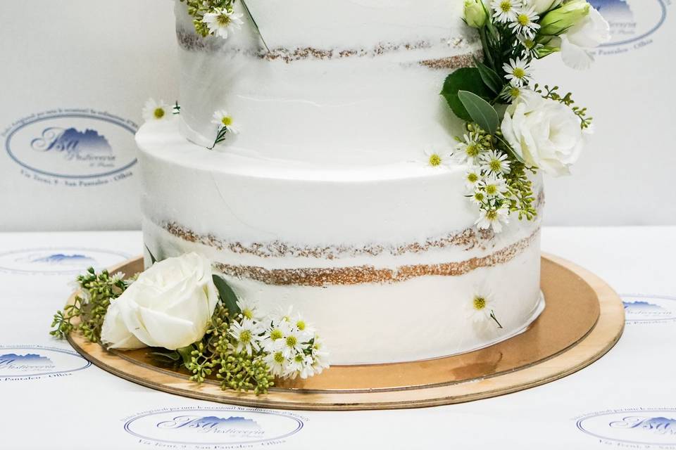 Naked cake nutella