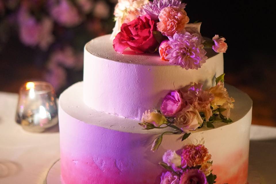 Pan di Spagna e fiori
