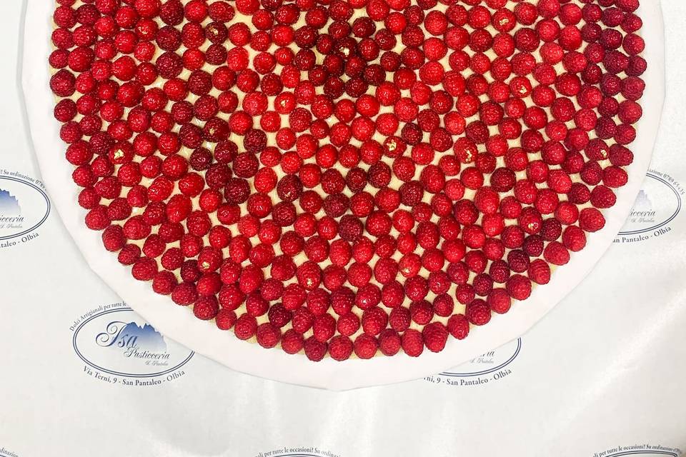Crostata di lamponi