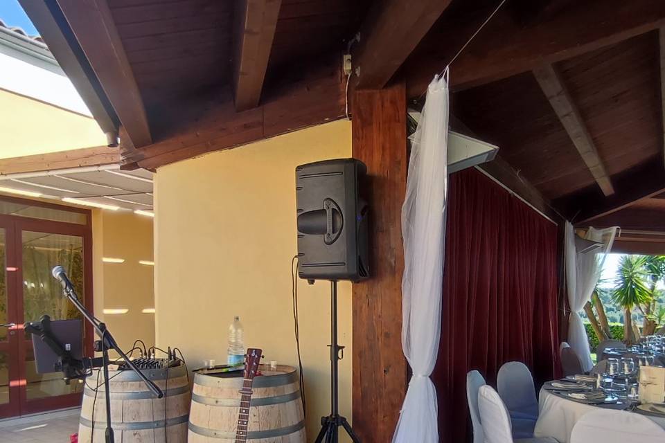 Set up for wedding