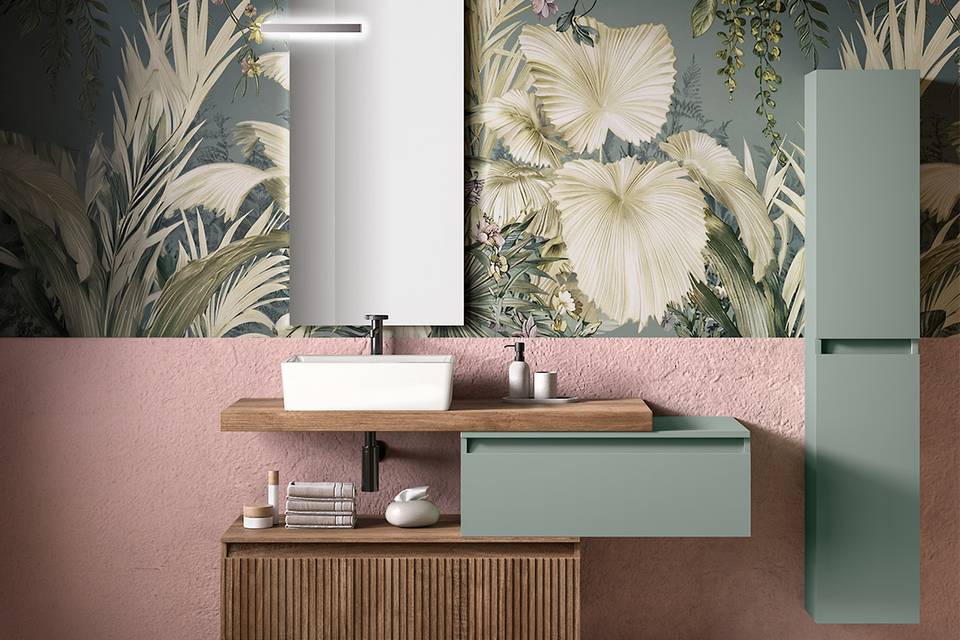 NINFA mobile bagno con top