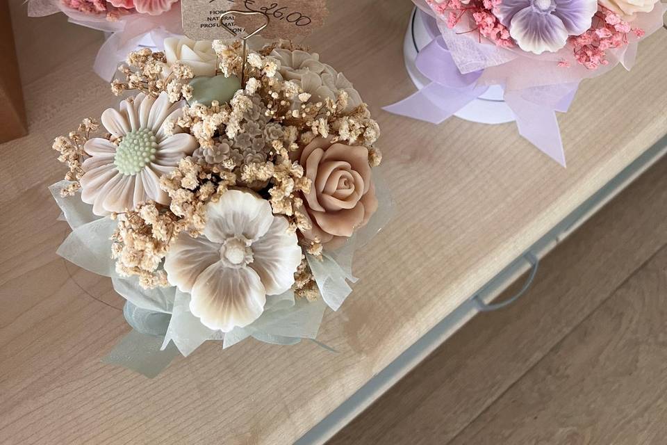 Bouquet in cera