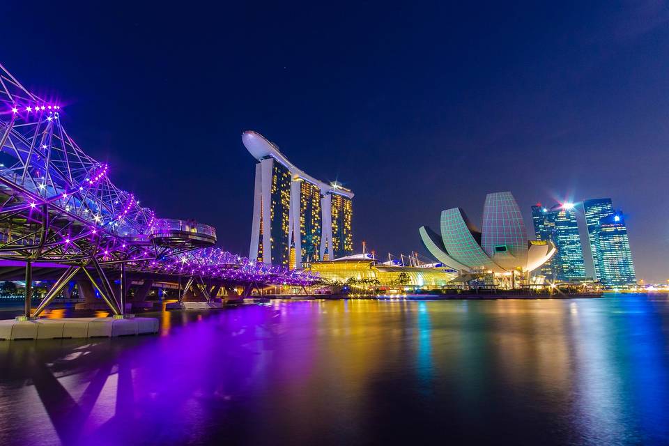 Singapore by night