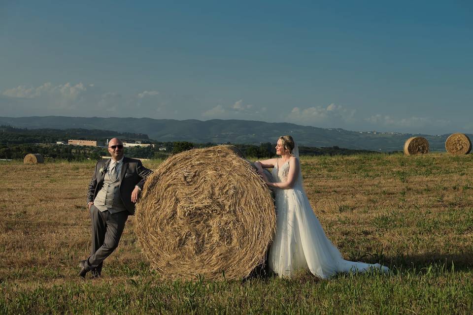 Campo di grano in Toscana