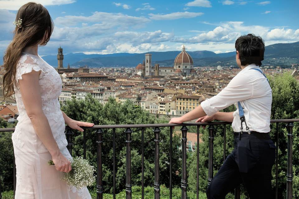 Sopra i tetti di Firenze