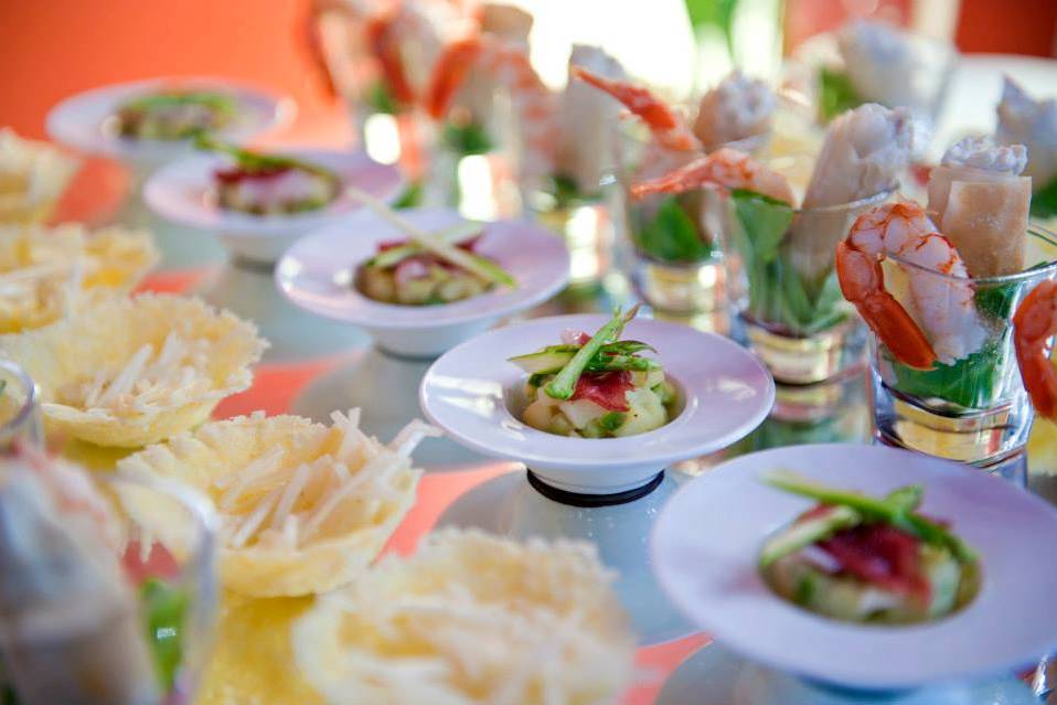 Sala per pranzo nuziale