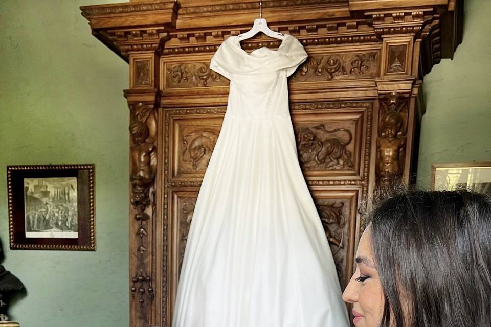 Preparazione con la sposa