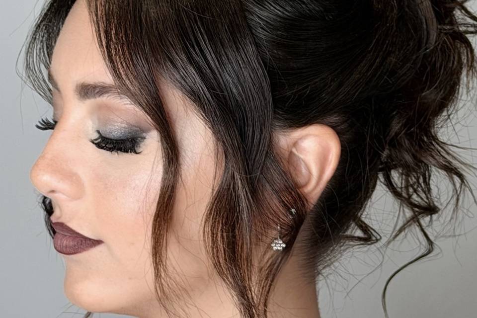 Make up 18 anni e chignon morb