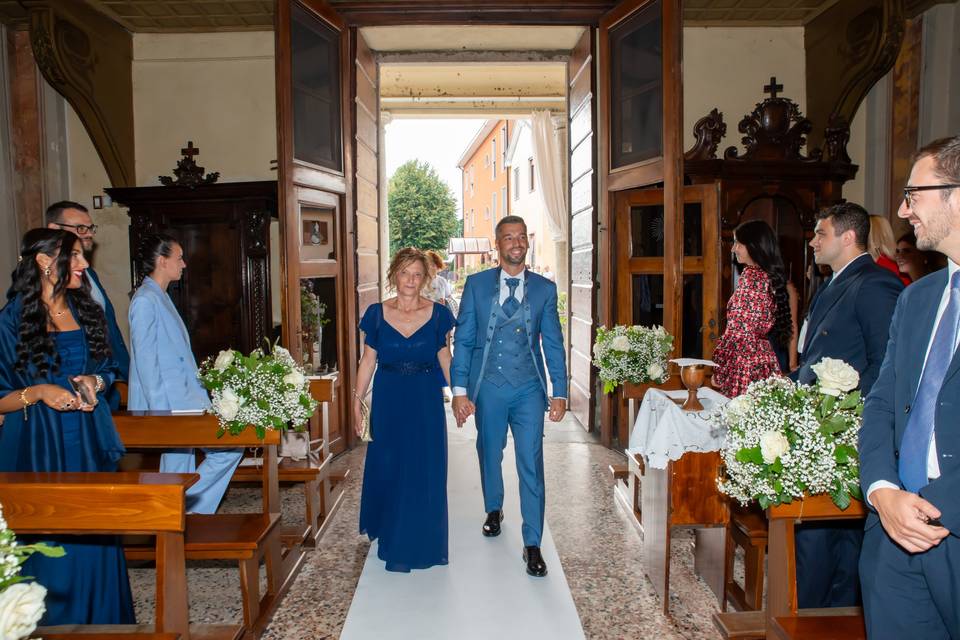 L'arrivo dello sposo