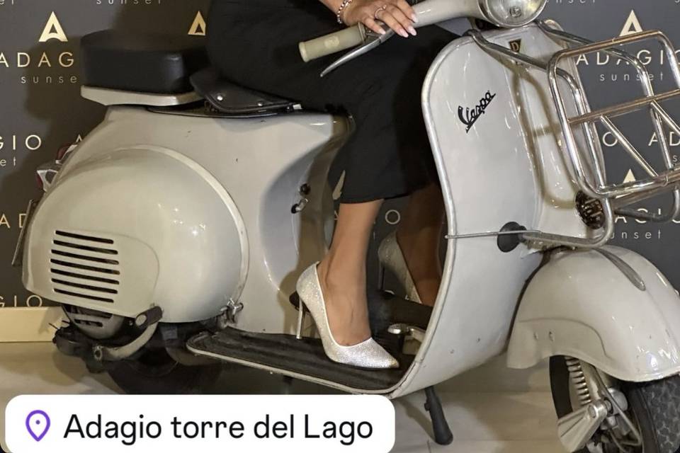 Angolo foto con vespa