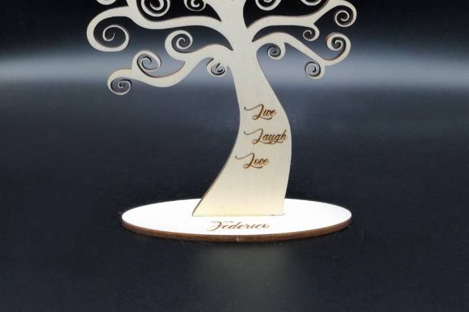 Custom wood tree