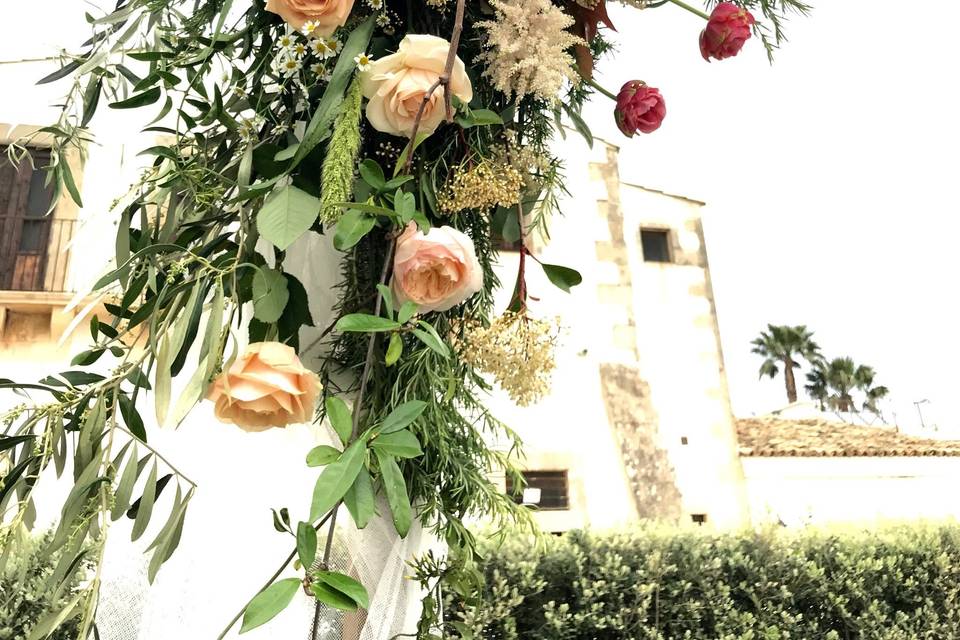 Arco matrimonio primaverile