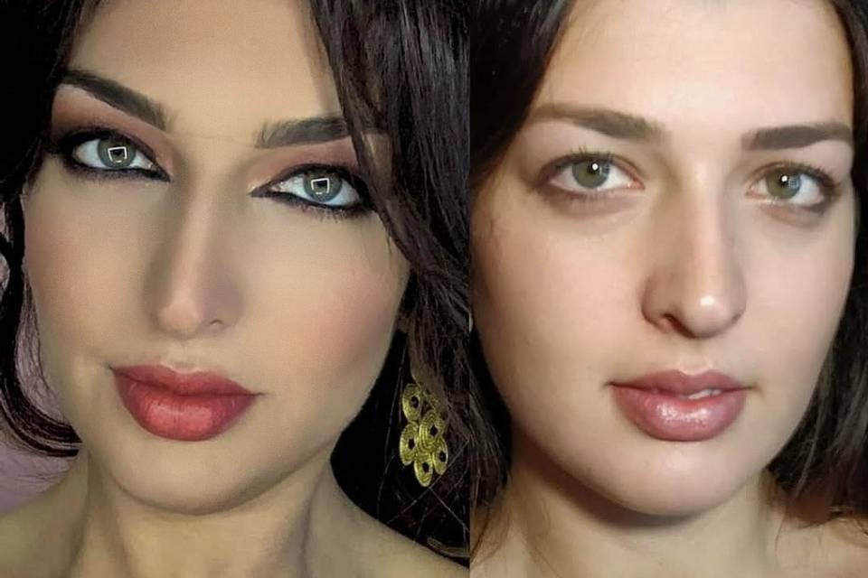 Make-up arabo effetto lifting