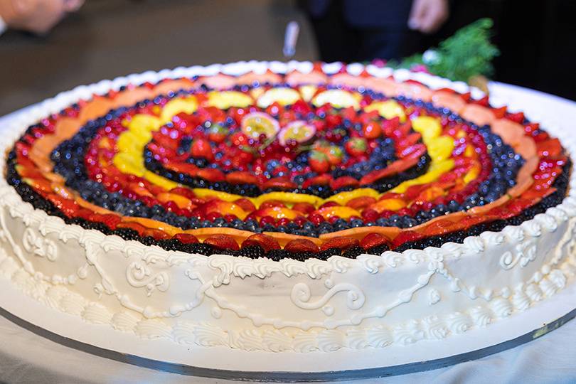 Torta ricamata