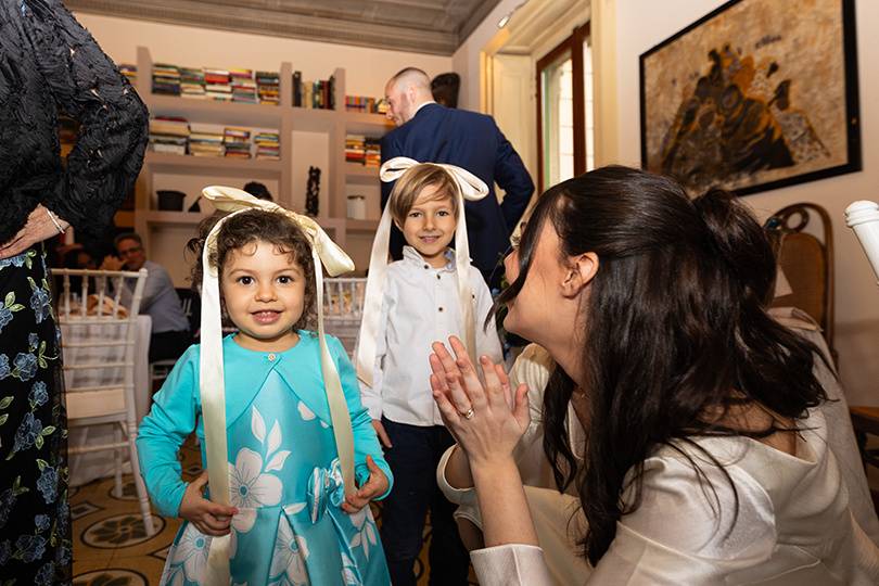 Bambini addobbati