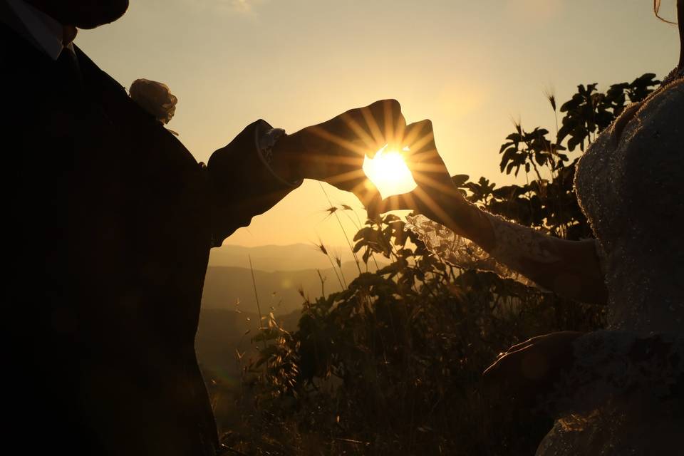 Wedding al tramonto