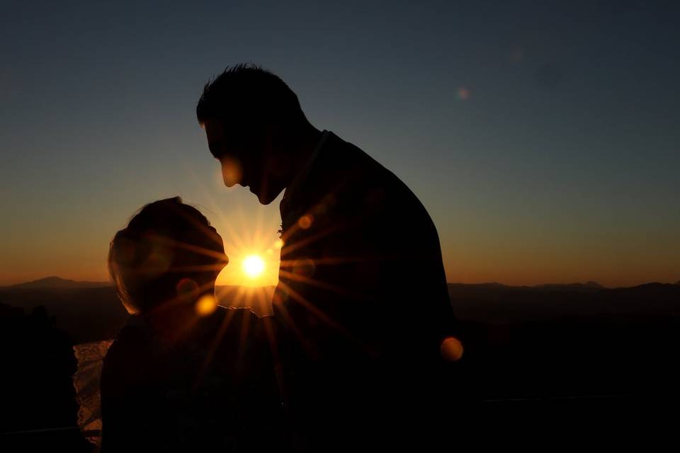 Wedding al tramonto