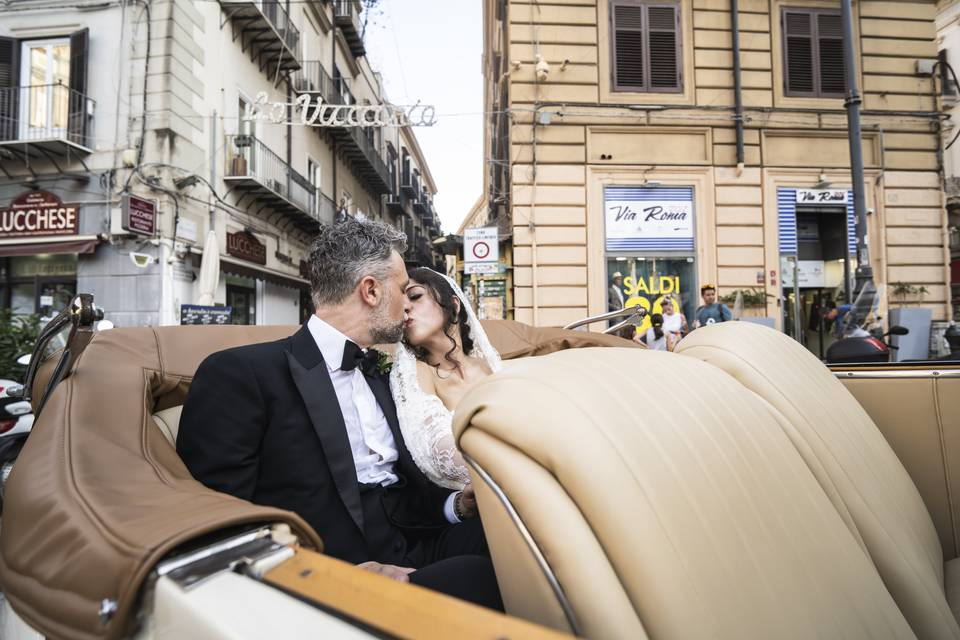 Bacio sotto la vucciria