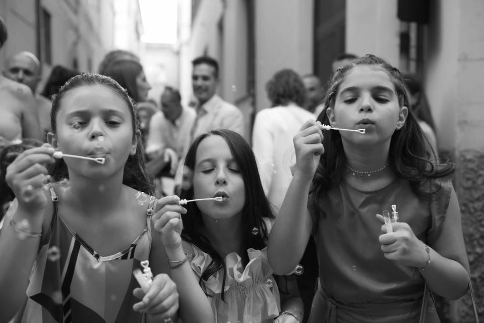 Matrimonio sposi bianco e nero