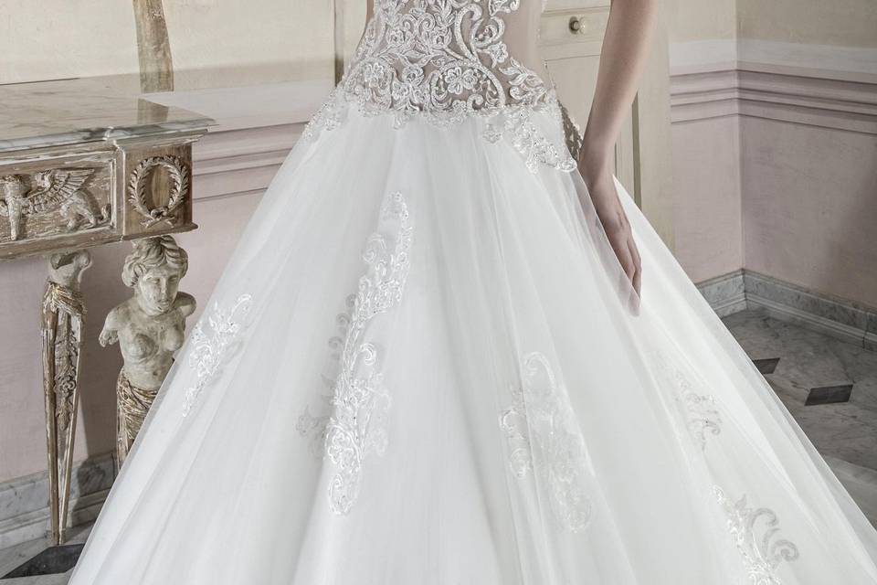 Abito da sposa linea romantica