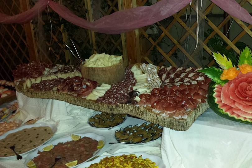 Buffet di antipasti