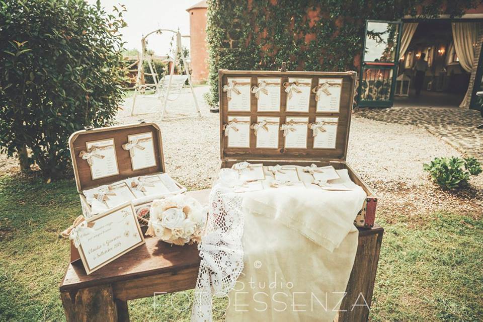 Rustic Chic Table Plan