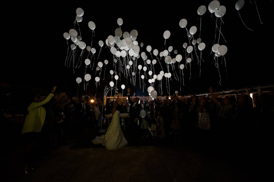 Volata palloncini a Led