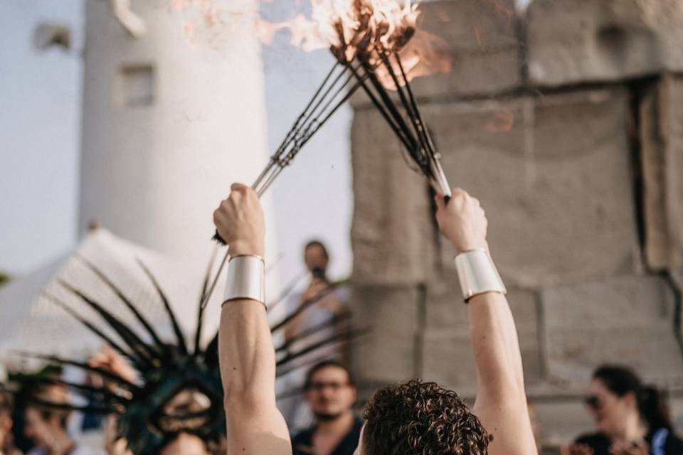 Festa tematica sull'isola priv