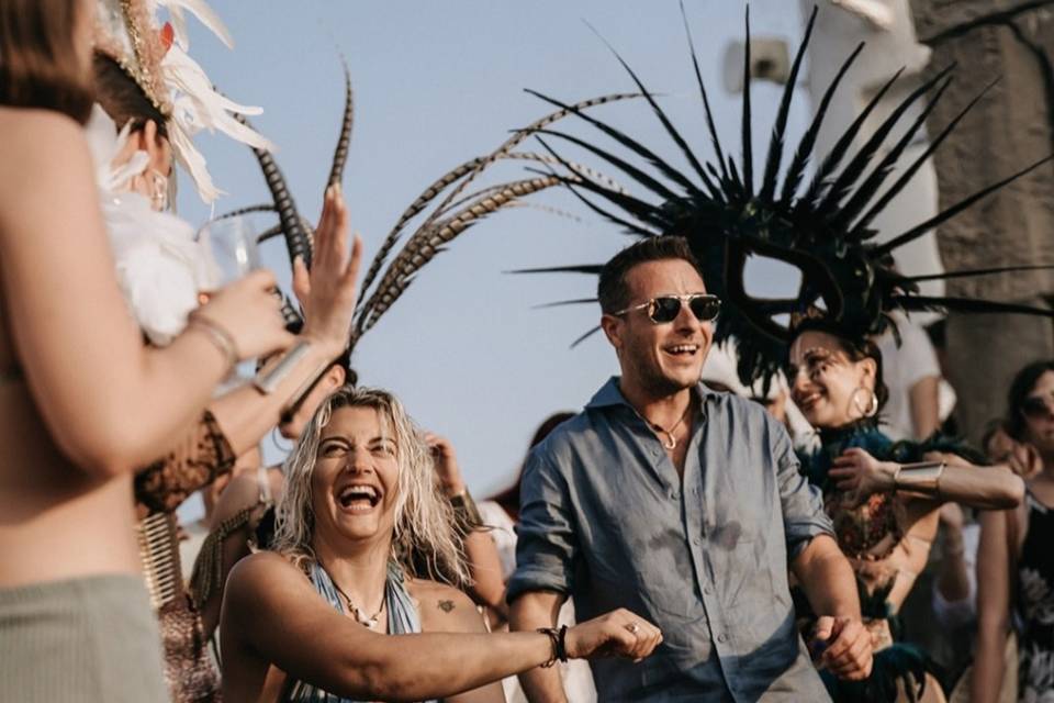 Festa tematica sull'isola priv