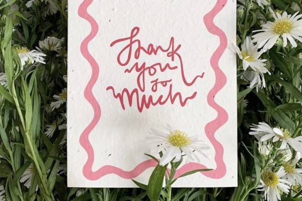 Thank you card