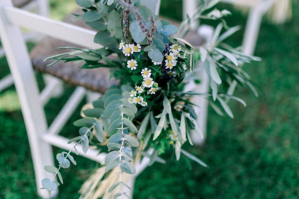 Wedding chair details